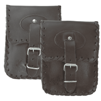 elTORO Cuir - G&uuml;rteltasche aus Leder - schwarz oder braun