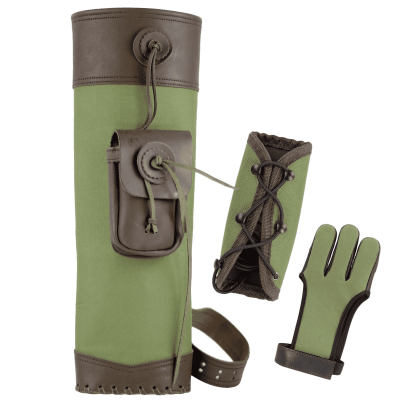 [SPECIAL] elTORO Horrido Line Set - Armschutz, Rückenköcher und Handschuh (Größe S)