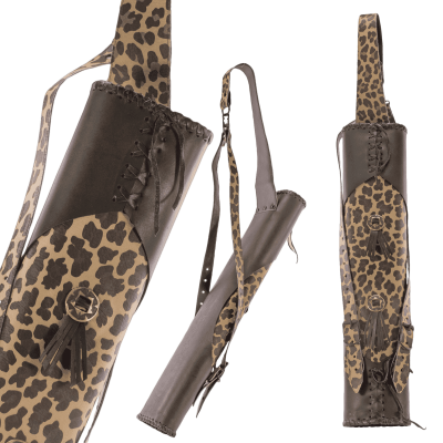 elTORO ART Rückenköcher Old Style | Design: Leopard