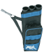 elTORO Sport³ - Side Quiver with Belt Clip - Right Hand | Colour: Black/Blue