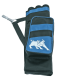 elTORO Sport³ - Seitenköcher mit Gürtelclip - Rechtshand | Farbe: Schwarz/Blau