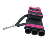 elTORO Sport&sup3; - Side Quiver with Beltclip - Left Hand | Colour: Black/Pink