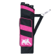 elTORO Sport³ - Seitenköcher mit Gürtelclip - Linkshand | Farbe: Schwarz/Pink