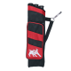 elTORO Sport³ - Seitenköcher mit Gürtelclip - Linkshand | Farbe: Schwarz/Rot
