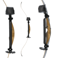 elTORO Pure Black - 51 cm - Traditional Bow-Mounted Quiver