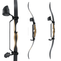 elTORO Pure Black - 41 cm - Traditional Bow-Mounted Quiver