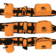 elTORO Gürtelsystem mit Zubehör - Farbe: Orange