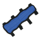 elTORO Curdora Sport - Armschutz - Blau - Größe M | Länge: 25,0cm