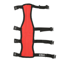 elTORO Curdora Sport - Arm Guard - Red - Size L | Length: 32.5cm