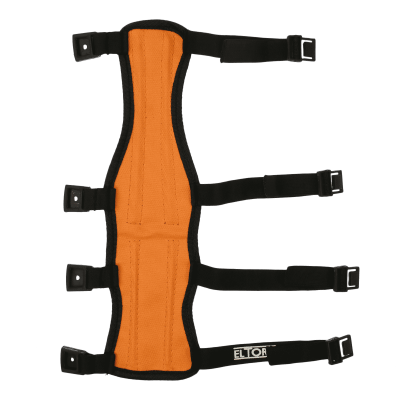 elTORO Curdora Sport - Armschutz - Orange - Größe L | Länge: 32,5cm