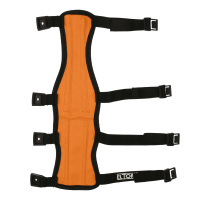 elTORO Curdora Sport - Armschutz - Orange - Gr&ouml;&szlig;e L | L&auml;nge: 32,5cm