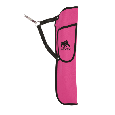 elTORO Base² - Side Quiver with external Bag on Top - Right Hand | Colour: Pink