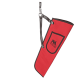 elTORO Base² - Seitenköcher mit aufgesetzter Tasche - Rechtshand | Farbe: Rot
