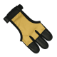elTORO Prisma II - Shooting Glove | Colour: Yellow - Size: XL