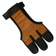 elTORO Prisma II - Shooting glove - Colour: Brown - Size: M