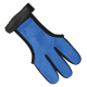 elTORO Prisma II - Schießhandschuh - Farbe: Blau - Größe: L