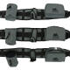 !!Tip!! elTORO Complete quiver system with belt and bags - RH - grey