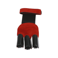 [SPECIAL] elTORO Wild Colorz - Set - Schiesshandschuh, Armschutz, K&ouml;cher &amp; Spannschnur | Farbe: Rot