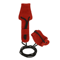 [SPECIAL] elTORO Wild Colorz - Set - Schiesshandschuh, Armschutz, K&ouml;cher &amp; Spannschnur | Farbe: Rot