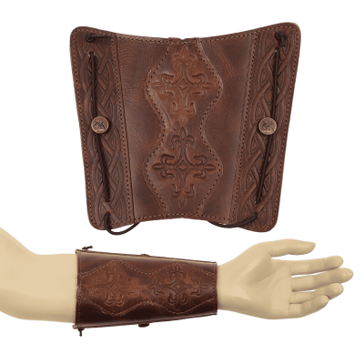 elToro PRIME Brea - Flanched Plate - Arm guard | Colour: Chestnut
