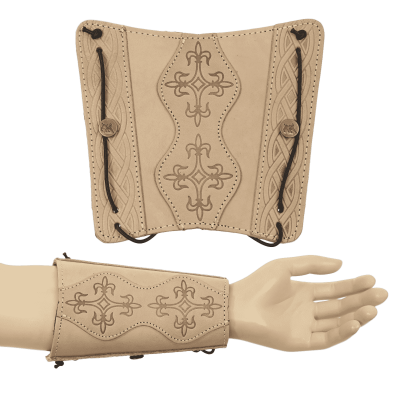 elToro PRIME Brea - Flanched Plate - Arm guard | Colour: Natural
