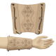 elToro PRIME Brea - Flanched Plate - Arm guard | Colour: Natural