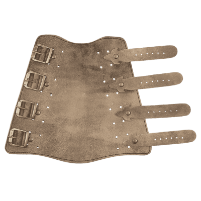 elTORO Armschutz Leder mit Schnallen
