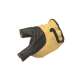 elTORO Bogenhandschuh schwarz-gelb für die linke Hand