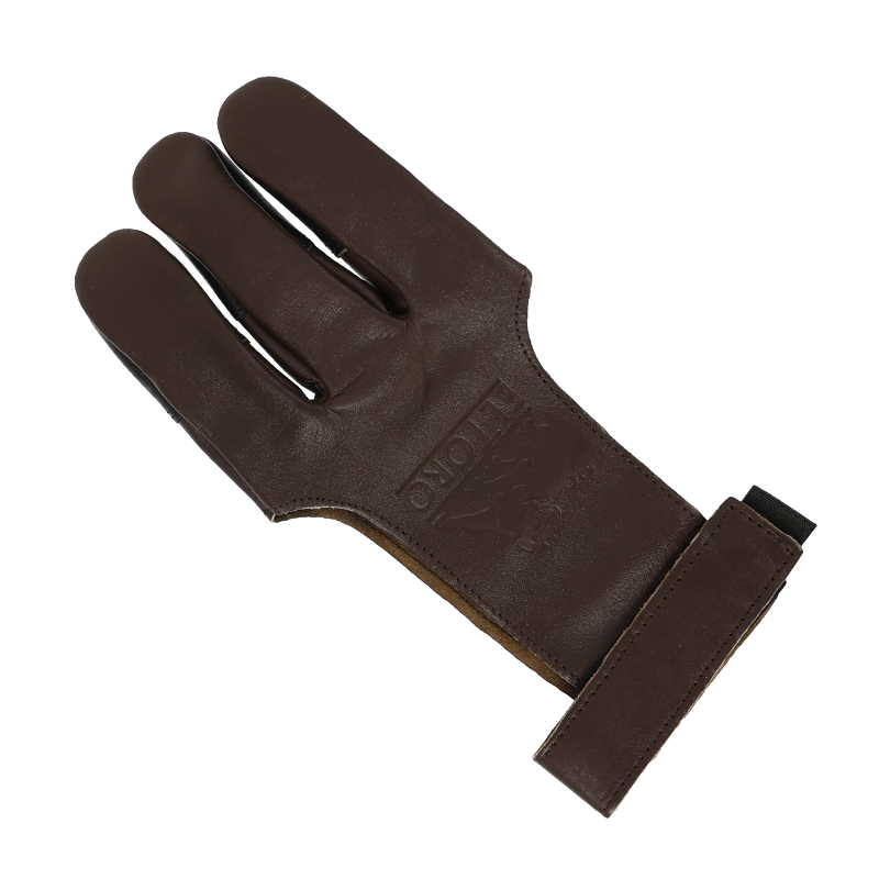 ElTORO Traditions-Schießhandschuh – 3 Finger, Braun-schwarz, Für Bogen & Gewehr ElTORO Traditions-Schießhandschuh – 3 Finger, Braun-schwarz, Für Bogen & Gewehr