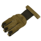 elTORO Fingerhandschuh - braun-schwarz | Größe: S