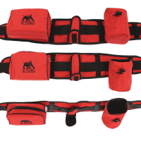 elTORO Belt System with Accessories - Colour: Red