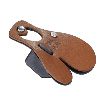 elTORO Leather Tab with Finger Separator - Right Hand - Size S