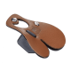 elTORO Leather Tab with Finger Separator - Left Hand - Size XXL