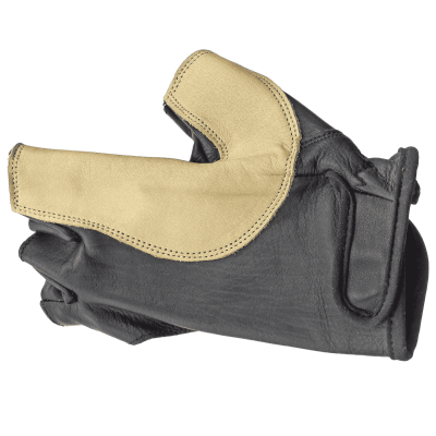 elTORO Bow Hand Glove Tiger for the Left Hand - Size M