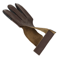 elTORO Traditional Shooting Glove Tradition - Brown-Black - Size L