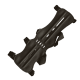 elTORO Traditioneller Armschutz Mittel (28cm) - Glattleder dunkel