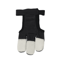 elTORO Hair Glove Black and White - Schiesshandschuh - XS
