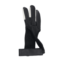 elTORO Hair Glove Black and White - Shooting Glove - XS