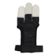 elTORO Hair Glove Black and White - Shooting Glove - XS