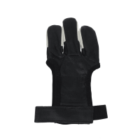 elTORO Hair Glove Black and White - Schiesshandschuh - S
