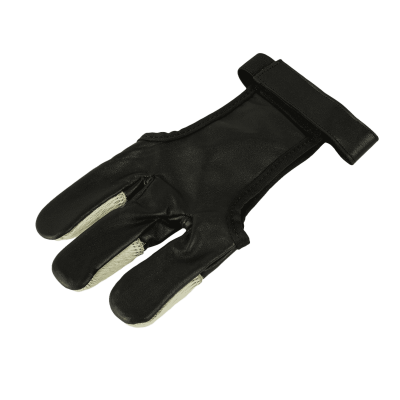 elTORO Hair Glove Black and White - Schiesshandschuh - M