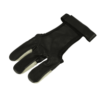 elTORO Hair Glove Black and White - Schiesshandschuh - L