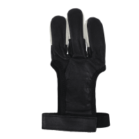 elTORO Hair Glove Black and White - Shooting Glove - XL