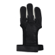 elTORO Hair Glove Black and White - Shooting Glove - XXL